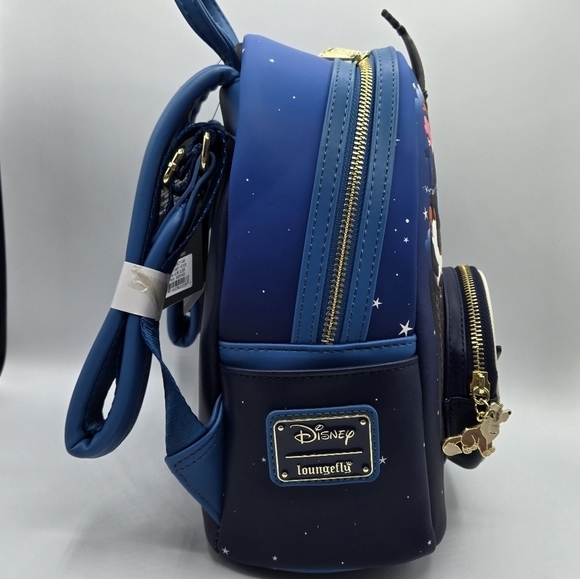 Loungefly Disney Peter Pan Glow Clock Backpack - Picture 7 of 13